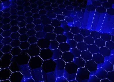 hexagons - random desktop wallpaper