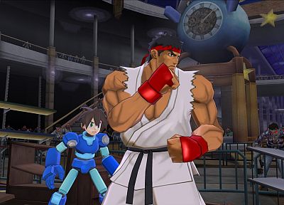 video games, Mega Man, Ryu, Capcom - related desktop wallpaper
