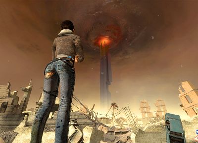 video games, explosions, Alyx Vance, Half-Life 2 - desktop wallpaper