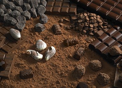chocolate, sweets (candies) - random desktop wallpaper