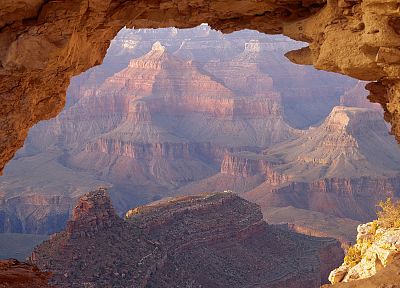 landscapes, nature, Arizona, Grand Canyon, arch, National Park, rock formations - random desktop wallpaper