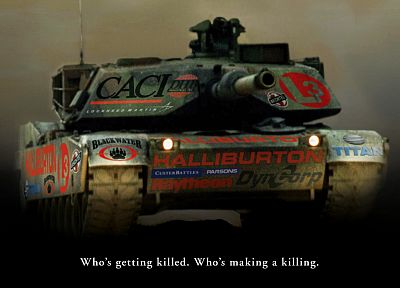 war, guns, military, tanks, Iraq, advertisement - random desktop wallpaper