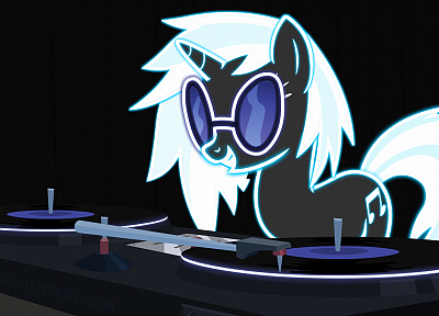 My Little Pony, Vinyl Scratch, DJ Pon-3 - desktop wallpaper