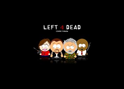 South Park, Left 4 Dead - random desktop wallpaper
