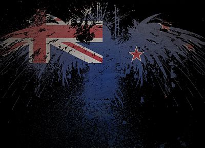 New Zealand, artwork - duplicate desktop wallpaper