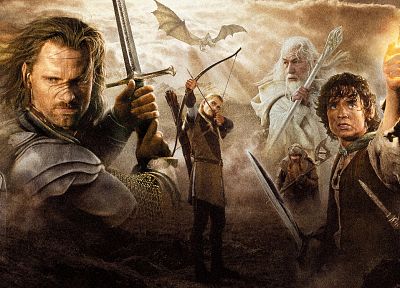 The Lord of the Rings, posters, The Return of the King - related desktop wallpaper