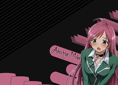 Akashiya Moka, anime, Rosario to Vampire - desktop wallpaper