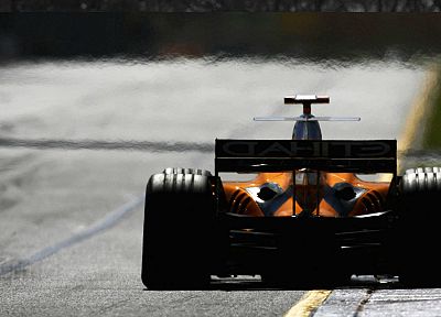 Formula One, spyker, rear view cars - desktop wallpaper