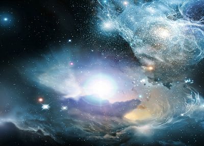 outer space, nebulae - duplicate desktop wallpaper