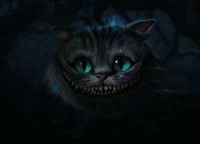 cats, Alice in Wonderland, fantasy art, Cheshire Cat - random desktop wallpaper