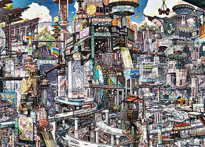 cityscapes, buildings, imperial boy - random desktop wallpaper