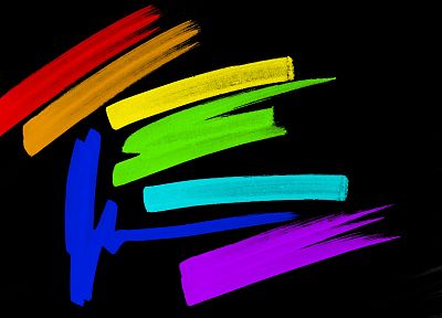 paint, rainbows - random desktop wallpaper