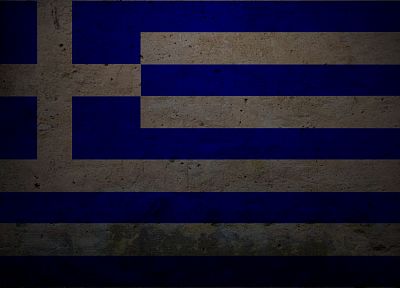 flags, Greece - desktop wallpaper