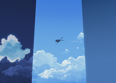 Makoto Shinkai, anime, The Place Promised in Our Early Days - random desktop wallpaper