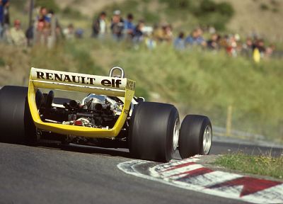 cars, Formula One, Renault, Renault RS10, Jean-Pierre Jabouille - random desktop wallpaper