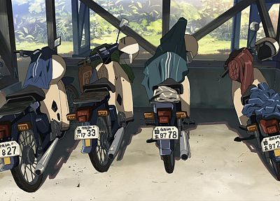Makoto Shinkai, scooters, 5 Centimeters Per Second - desktop wallpaper