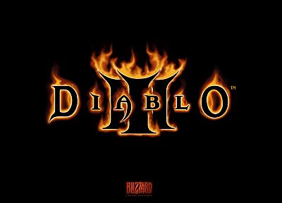 video games, Blizzard Entertainment, Diablo III, black background - desktop wallpaper