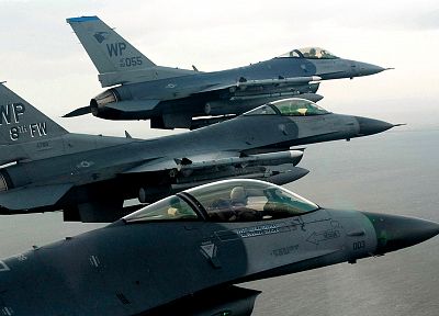 falcon, fighting, vehicles, F-16 Fighting Falcon - random desktop wallpaper