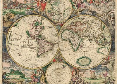 maps, classical - desktop wallpaper