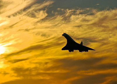 Concorde, skyscapes - random desktop wallpaper