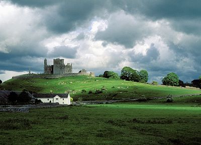 castles, Ireland, Rock of Cashel - random desktop wallpaper