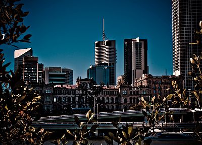 cityscapes, buildings, brisbane, Australia - duplicate desktop wallpaper