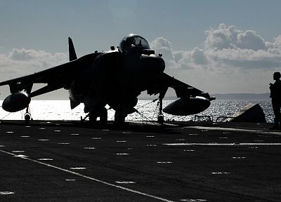 aircraft, harrier, vehicles, aircraft carriers, AV-8B Harrier - desktop wallpaper