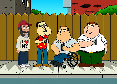 Family Guy, New York City, TV series - duplicate desktop wallpaper