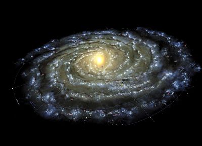 outer space, galaxies - duplicate desktop wallpaper
