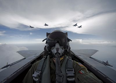 aircraft, military, Pilot, F-15 Eagle - desktop wallpaper