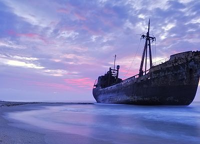 ships, wrecks - desktop wallpaper