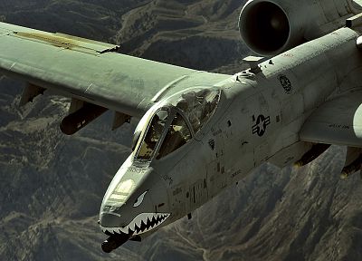 aircraft, vehicles, A-10 Thunderbolt II - random desktop wallpaper