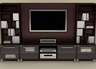TV, CGI, home cinema - desktop wallpaper