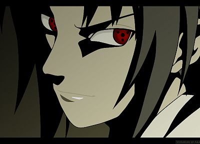 vectors, Uchiha Sasuke, Naruto: Shippuden, Sharingan - random desktop wallpaper