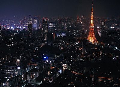 Tokyo, cityscapes, Tokyo Tower - random desktop wallpaper