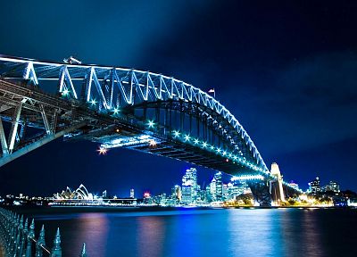 bridges, Sydney, rivers, Sydney Opera House, cities - random desktop wallpaper