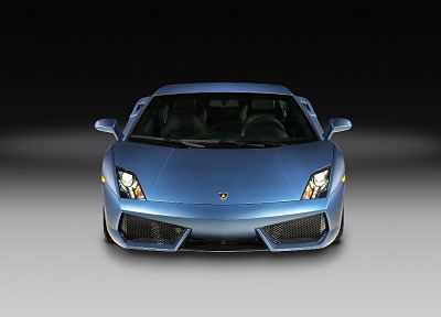 cars, police, vehicles, Lamborghini Gallardo, front view - desktop wallpaper