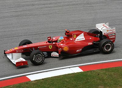 cars, sports, Ferrari, Formula One, Fernando Alonso - random desktop wallpaper