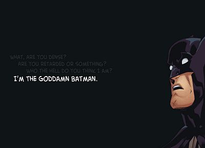 Batman, Goddamn Batman - random desktop wallpaper