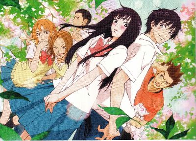 school uniforms, Kimi ni Todoke, Kuronuma Sawako, Kazehaya Shota - random desktop wallpaper