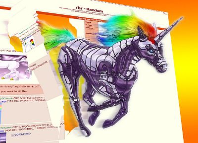 robot, robot unicorn attack - random desktop wallpaper