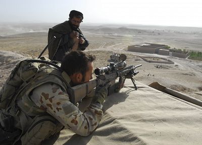 soldiers, army, military, snipers, Afghanistan - duplicate desktop wallpaper