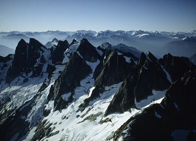 mountains, snow, USA, snow landscapes, National Park, Washington - related desktop wallpaper