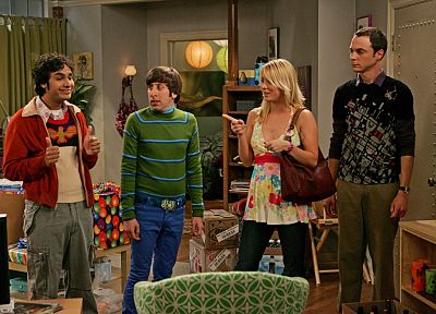 The Big Bang Theory (TV), Kaley Cuoco, Jim Parsons, Sheldon Cooper, Howard Wolowitz, Rajesh Ramayan Koothrappali, Kunal Nayyar, Simon Helberg - random desktop wallpaper