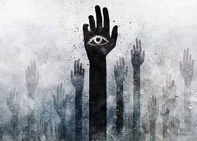 palm, grunge, hands, illuminati, Alex Cherry, arms raised - related desktop wallpaper