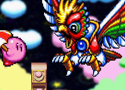 Kirby, pixel art - duplicate desktop wallpaper