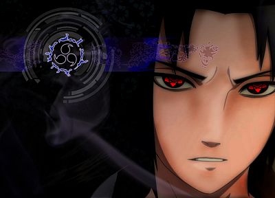 Uchiha Sasuke, Naruto: Shippuden, Sharingan, Mangekyou Sharingan - desktop wallpaper