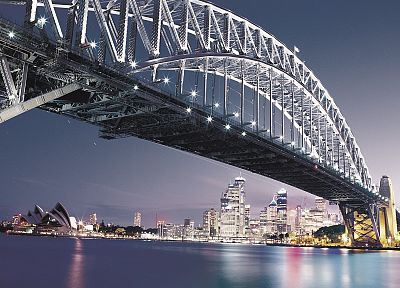 bridges, Sydney, Australia, rivers, harbours - duplicate desktop wallpaper