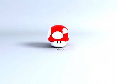Mario, mushrooms - duplicate desktop wallpaper