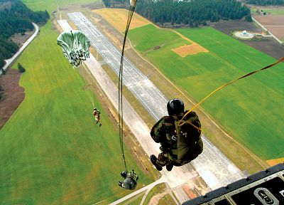 military, jumping, airborne, air force - random desktop wallpaper